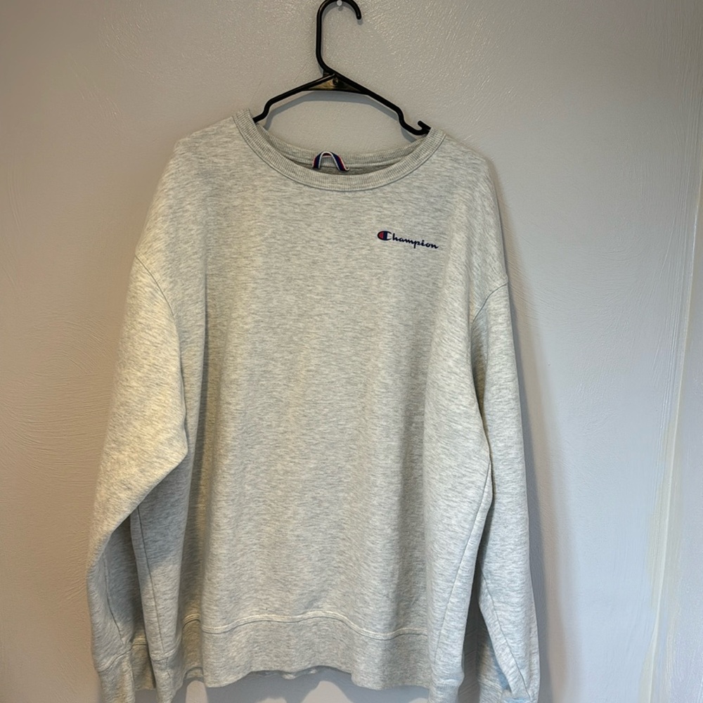 Heather grey XXL Champion crewneck sweatshirt